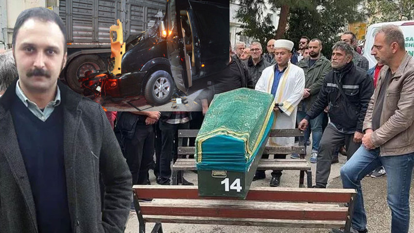 Tiyatrocularla aynı minibüste kaza geçirerek vefat eden Özgür Karataş, defnedildi