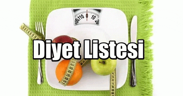 15 Günde 15 Kilo Zayıflatan Şok Diyet Listesi
