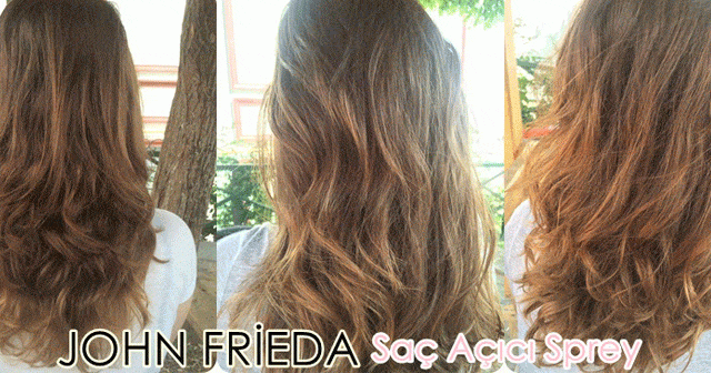 John Frieda Go Blonder Saç Rengi Açıcı Sprey İle Saç Açma Yöntemi