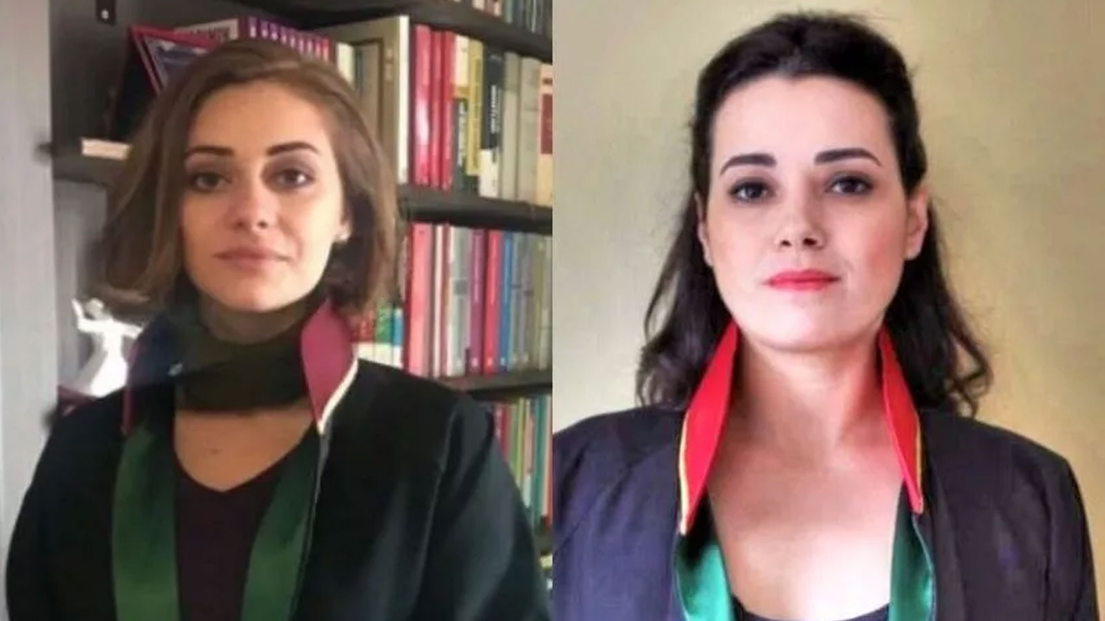 Bir araya gelen Avukat Feyza Altun ve Özgü Namal'dan Kurtlar Vadisi göndermesi