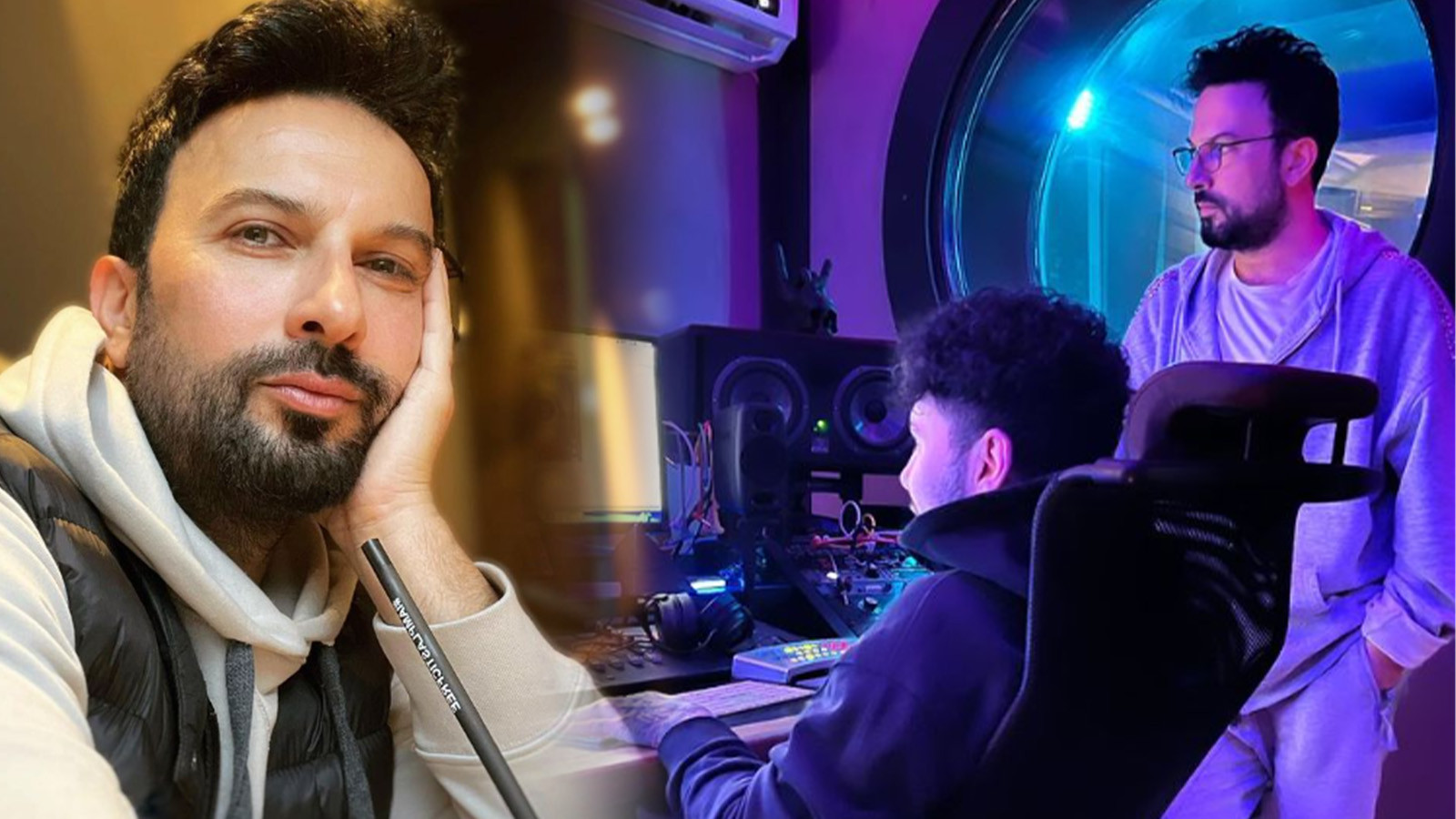 Megastar Tarkan yeni albümü için stüdyoya girdi: Paylaşımına beğeni yağdı!