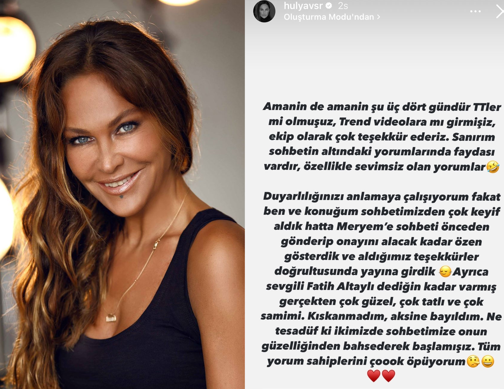 Meryem Uzerli'ye evlilik sorusu gündem olan Hülya Avşar Fatih Altaylı'ya fena yüklendi