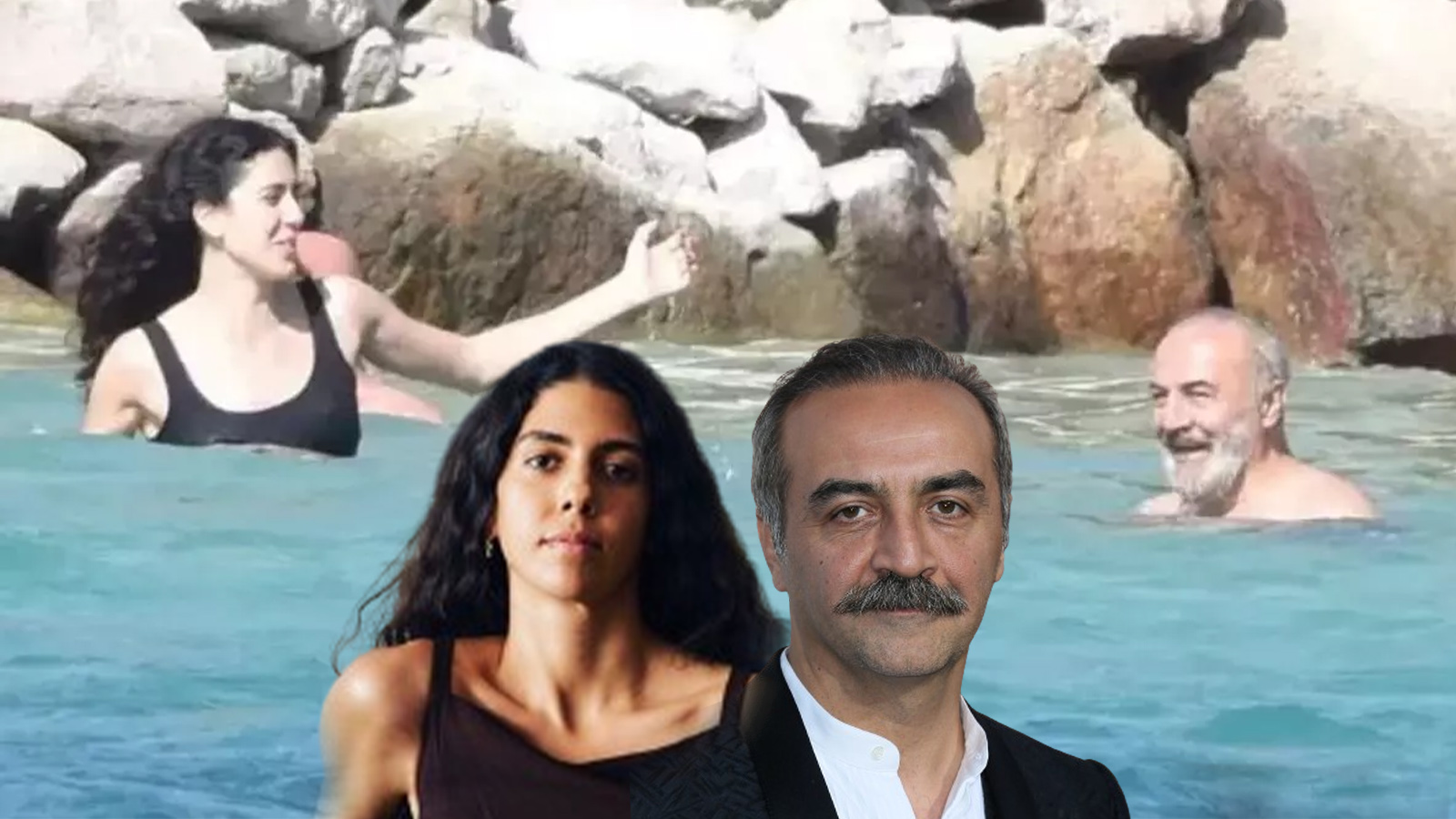 Yılmaz Erdoğan ile denizde görüntülenen Cemre Ebüzziya sessizliğini bozdu!