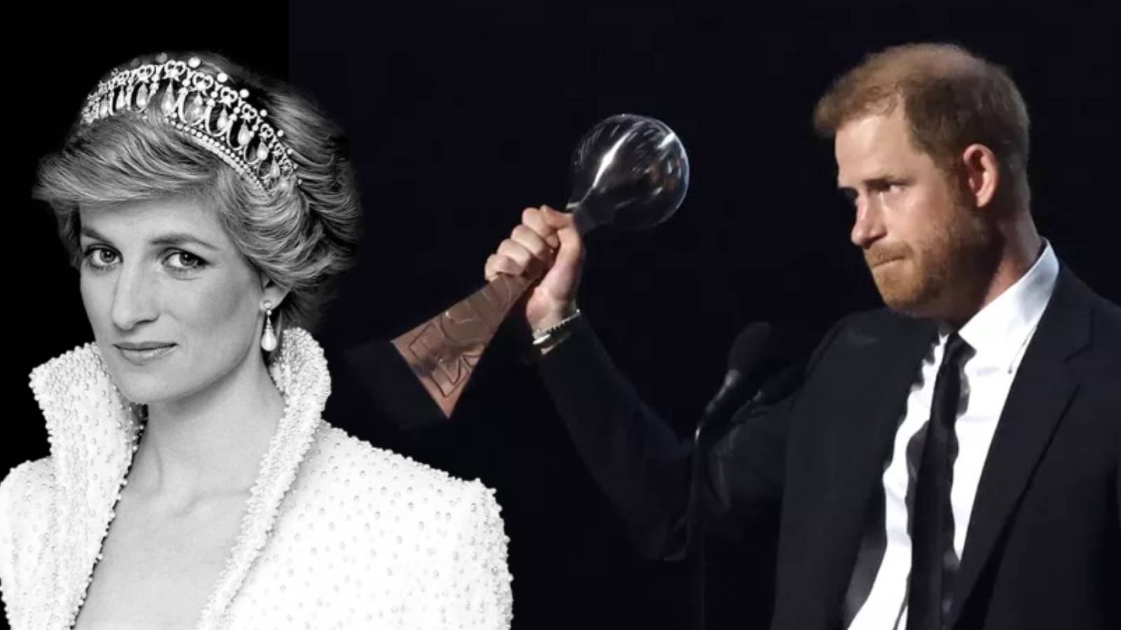 ESPY Ödülleri&#039;nde Prens Harry&#039;den duygusal anlar! Prenses Diana&#039;yı onurlandırdı