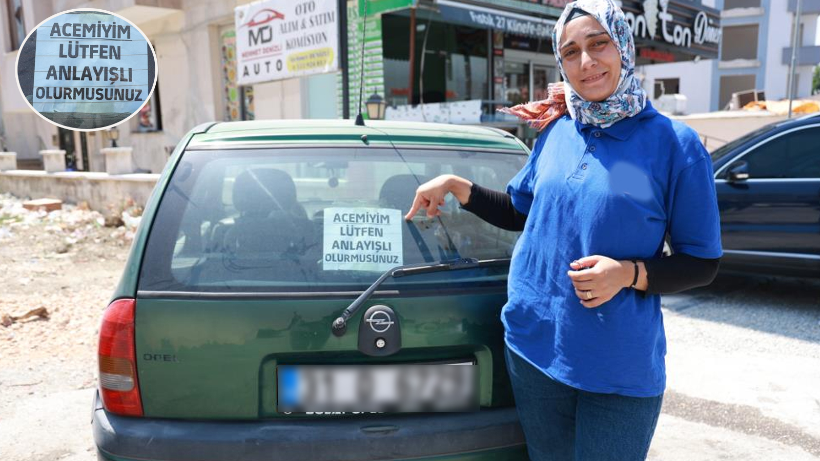 Otomobiline yazdığı not hayatında dönüm noktası oldu