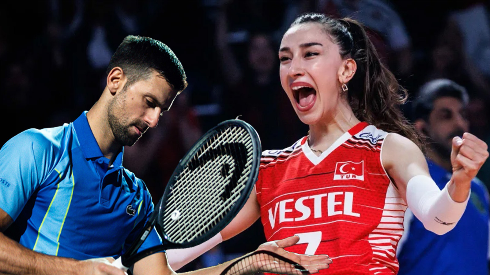 Hande Baladın ile tanışan Djokovic&#039;ten övgü dolu sözler! &#039;Ona ve voleybol takımınıza iyi şanslar diledim&#039;