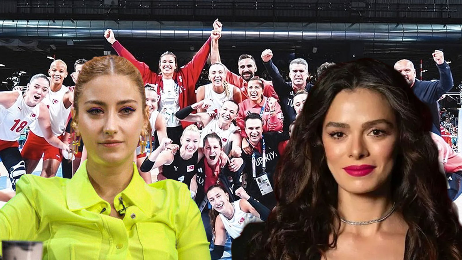 Hazal Kaya ve Özge Özpirinçci'den Filenin Sultanları'na sürpriz! Fransa'ya gidiyorlar