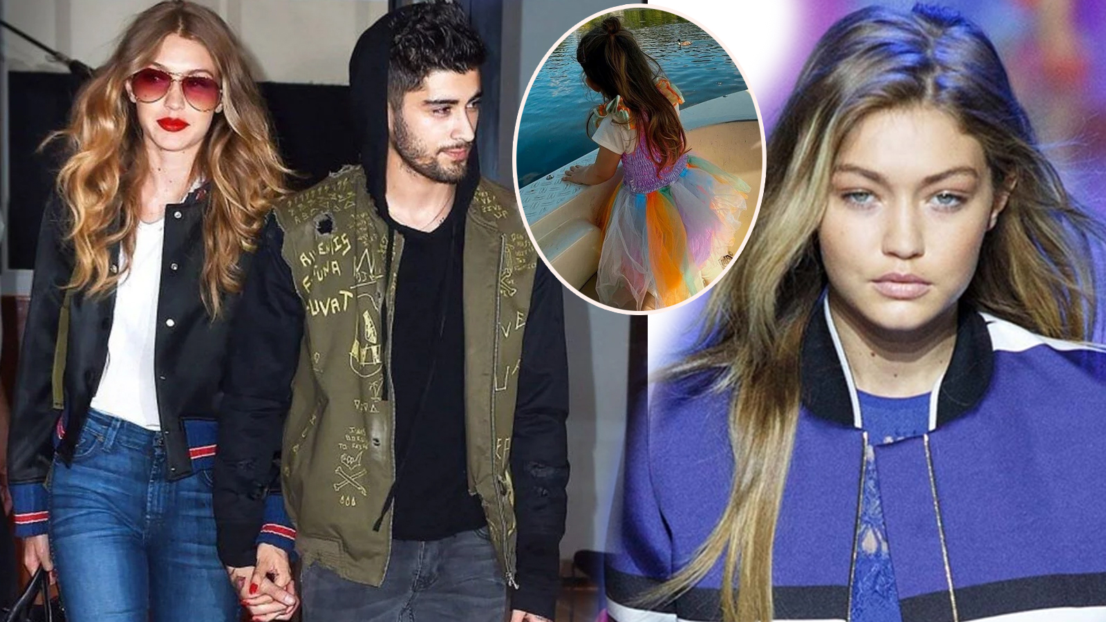 Ünlü model Gigi Hadid, Zayn Malik'ten olan kızının yüzünü gösterdi