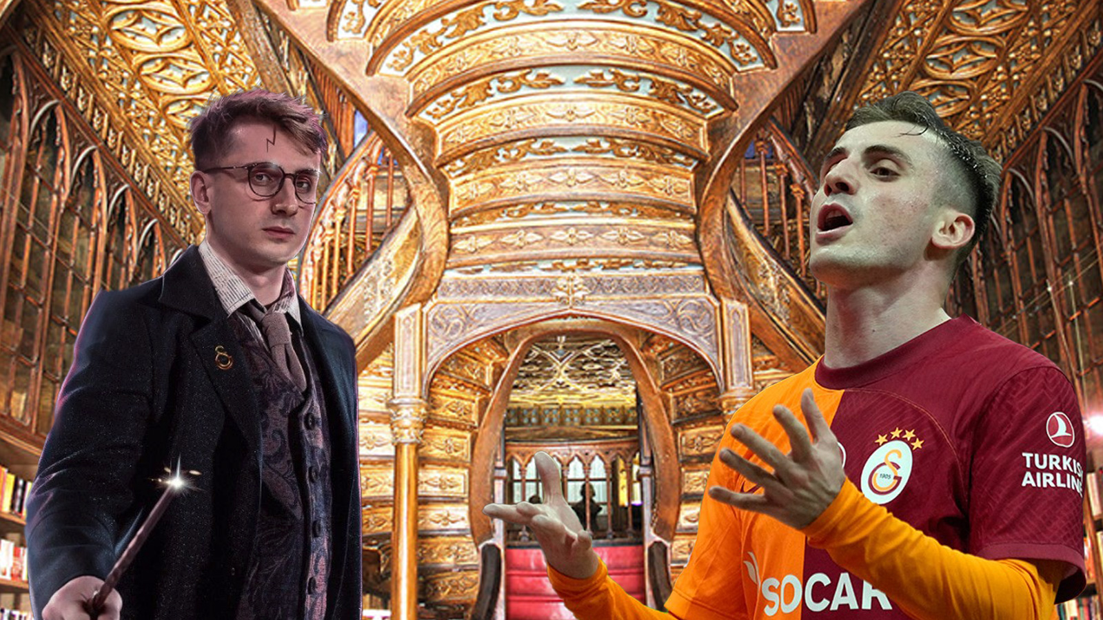 Kerem Aktürkoğlu hayallerine kavuştu! Harry Potter diyarına gitti 