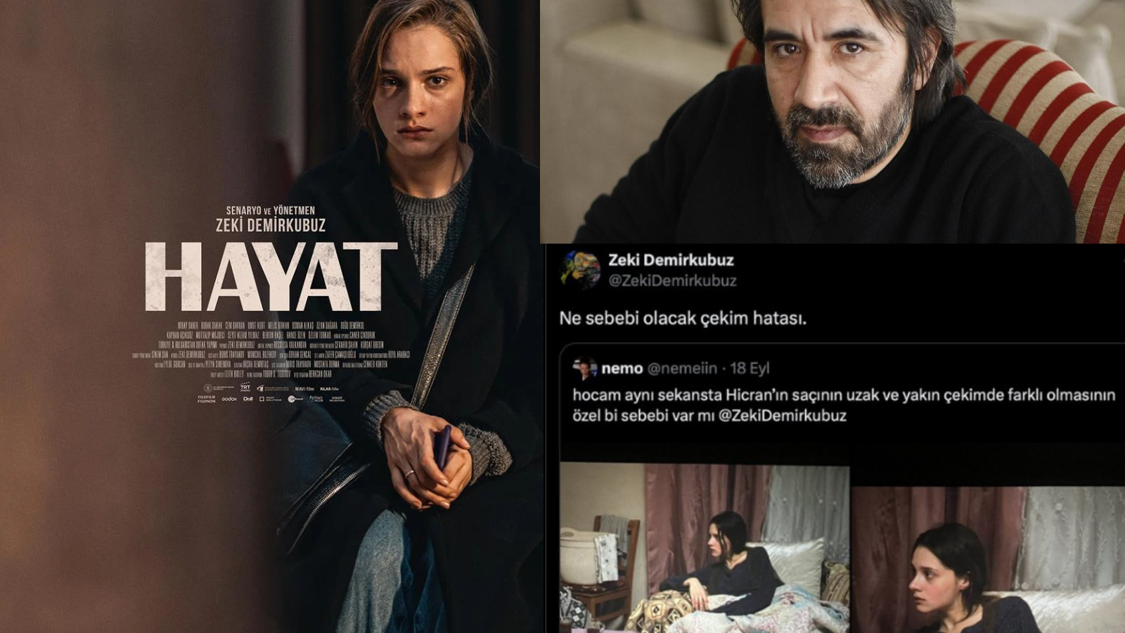 Zeki Demirkubuz&#039;un samimi itirafı: Oscar adayı Hayat filminde yaptığı çekim hatasını kabul etti!