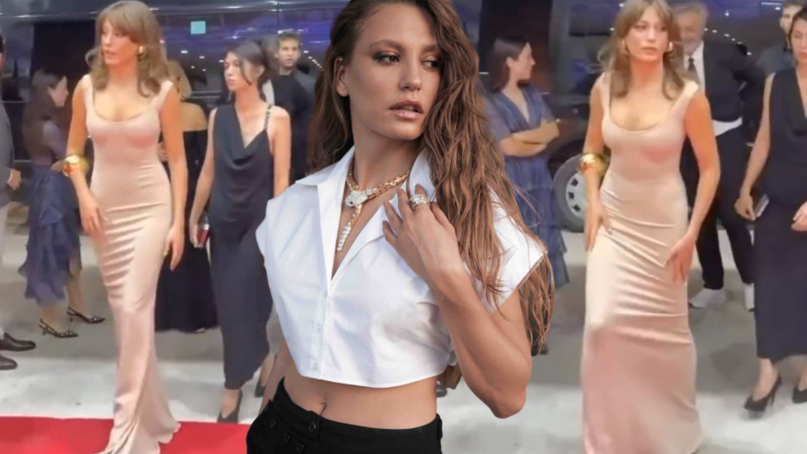 Yine güzel, hep güzel! Adana Altın Koza Film Festivali&#039;nin kapanış törenine Serenay Sarıkaya damgası