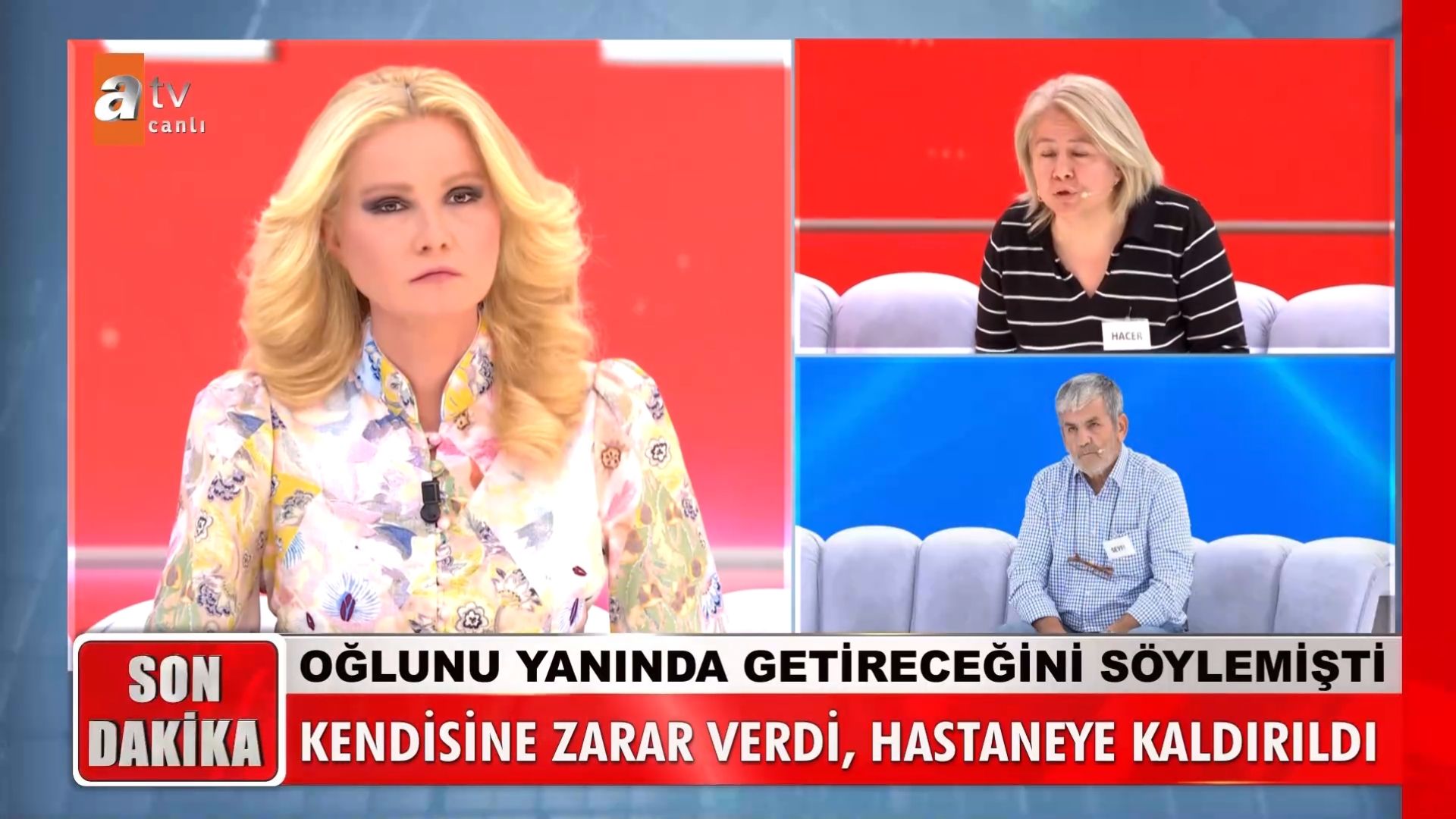 4 yaşında kaybettiğini söylediği çocuğunu yayına getireceğini söylemişti! Kendisine zarar verdi, hastaneye kaldırıldı....