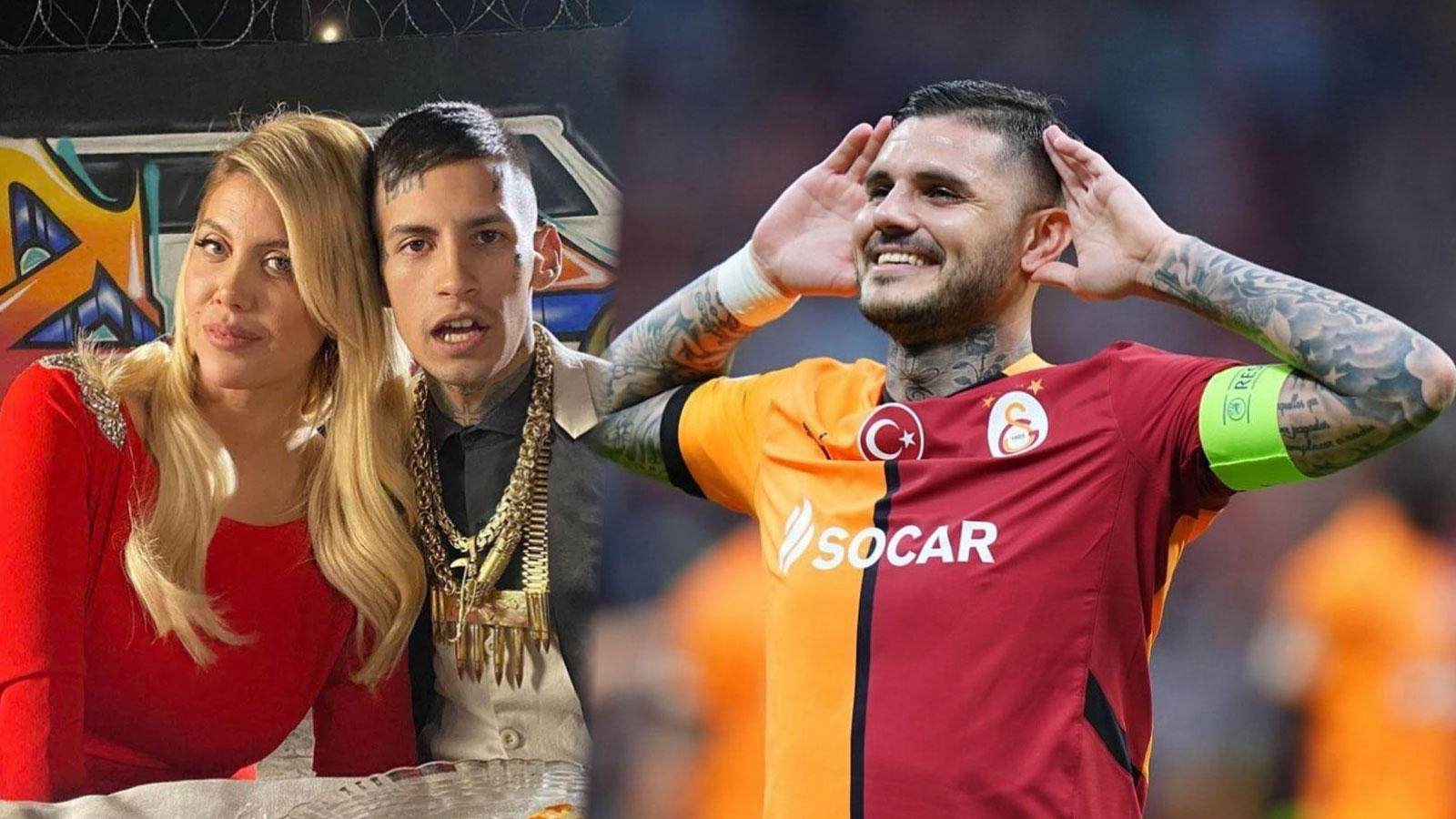 Galatasaray taraftarı çileden çıktı! Wanda Nara’nın yeni aşkı L-Gante'nin Fenerbahçe çıkışı Instagram hesabından etti